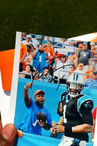 How Cam Newton made a fan's day -- twice