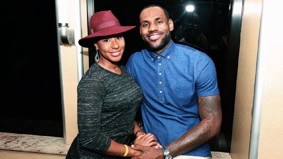 Savannah James and LeBron James