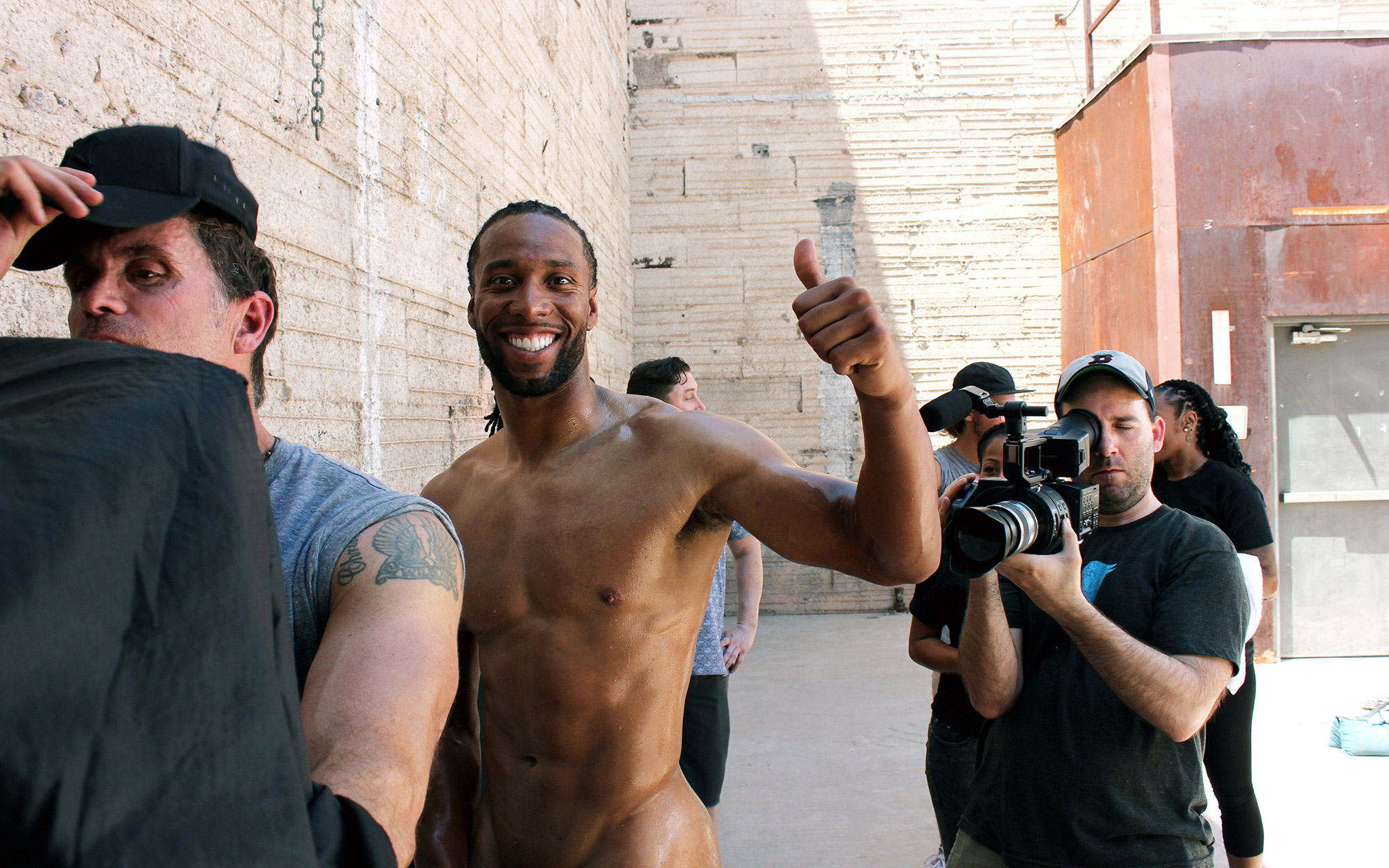 Larry Fitzgerald - Behind the Scenes of Body 2014 - espnW