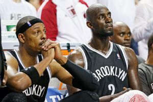 Paul Pierce and Kevin Garnett