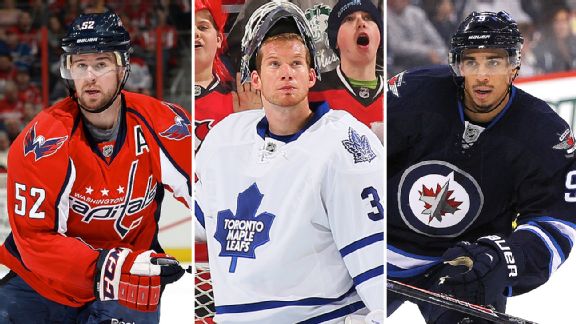 Mike Green, James Reimer & Evander Kane