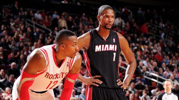 Dwight Howard and Chris Bosh