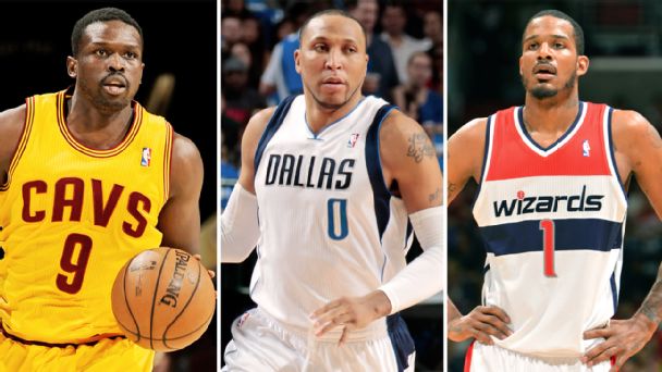 Luol Deng, Shawn Marion, Trevor Ariza