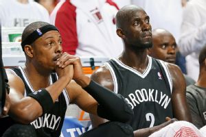Paul Pierce and Kevin Garnett