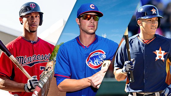 Byron Buxton, Kris Bryant & Carlos Correa