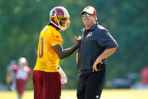 Robert Griffin III and Jay Gruden