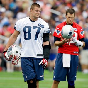 Rob Gronkowski, Tom Brady