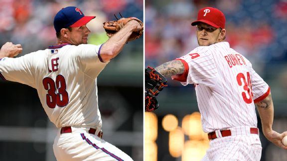 Cliff Lee and A.J. Burnett