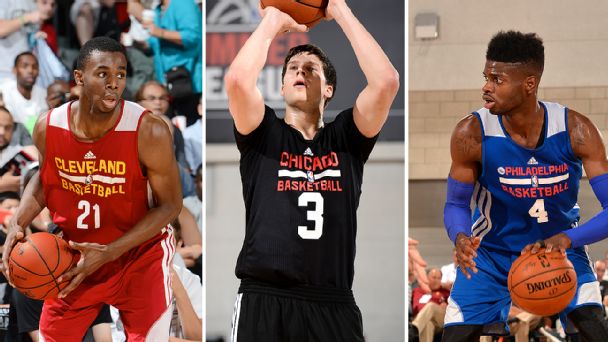 Andrew Wiggins, Doug McDermott and Nerlens Noel