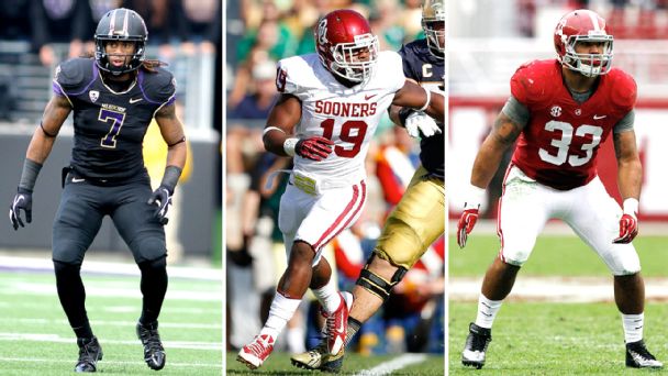 Shaq Thompson, Eric Striker, Trey DePriest