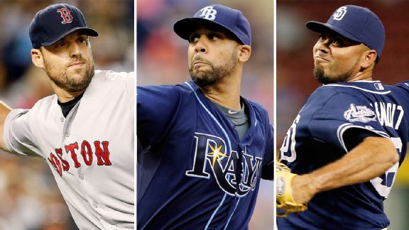 David Price, John Lackey, Joaquin Benoit