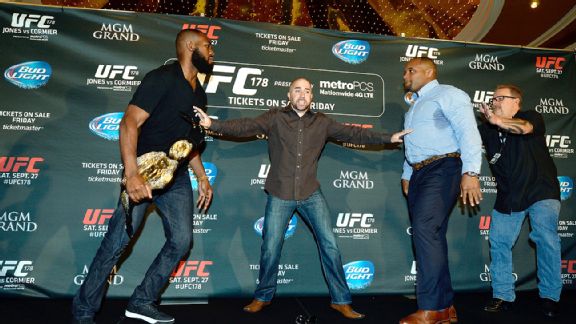 Jon Jones and Daniel Cormier