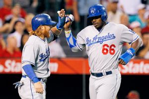 Justin Turner, Yasiel Puig