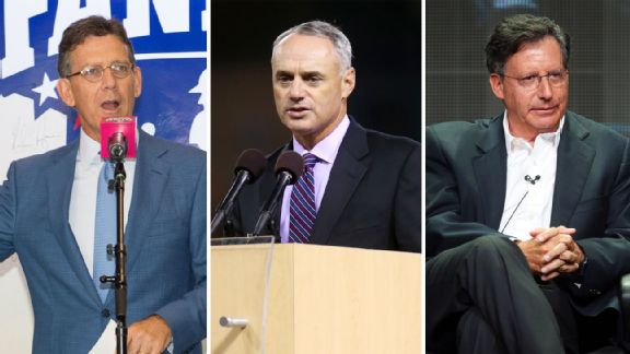 Tim Brosnan, Rob Manfred, Tom Werner