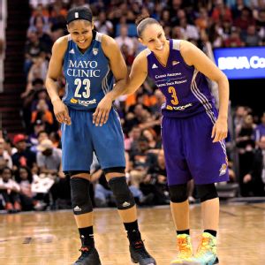 Maya Moore and Diana Taurasi