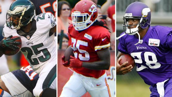 LeSean McCoy, Jamaal Charles, Adrian Peterson