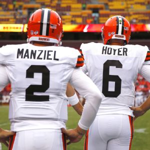 Johnny Manziel and Brian Hoyer