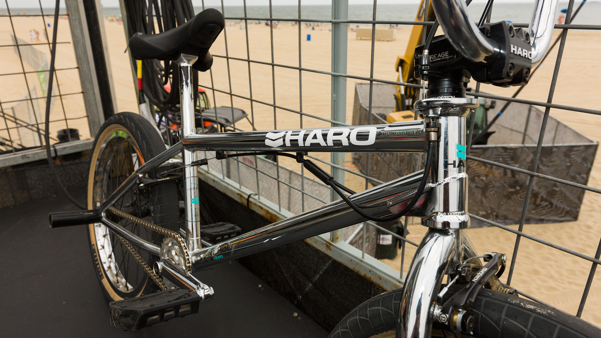 chrome haro bike