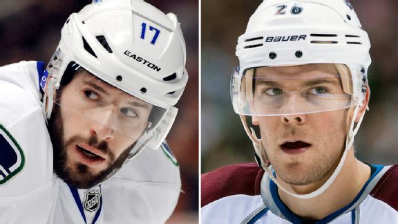 Ryan Kesler and Paul Stastny