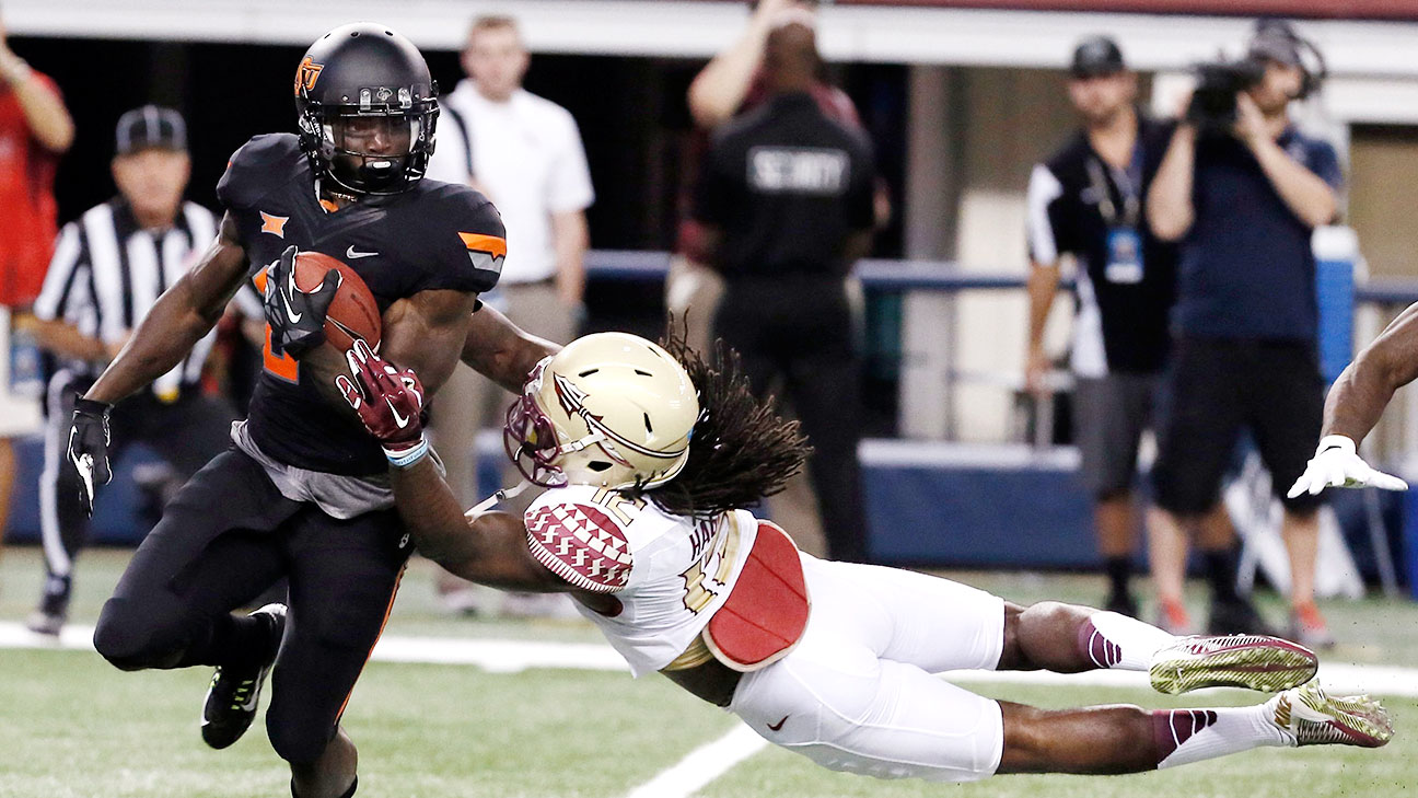 Oklahoma State running back Tyreek Hill arrested for domestic abuse by strangulation
