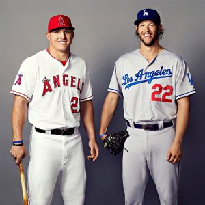 Mike Trout and Clayton Kershaw