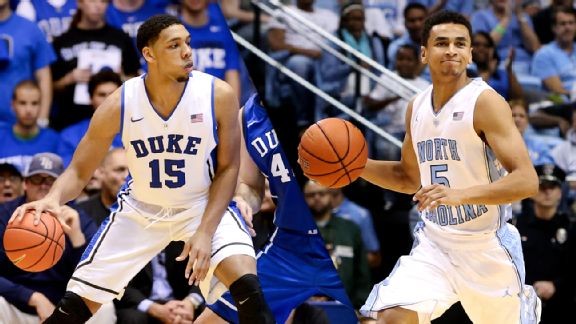 Jahlil Okafor and Marcus Paige