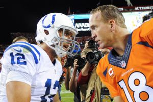Andrew Luck, Peyton Manning