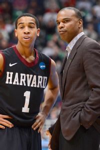 Tommy Amaker and Siyani Chambers