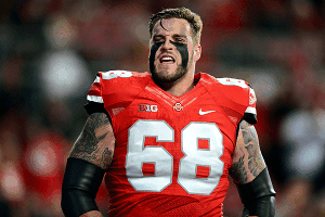 Taylor Decker is a future NFL Draft pick and has played in 41 games. 