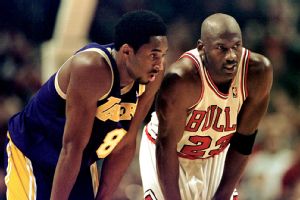 Kobe Bryant and Michael Jordan