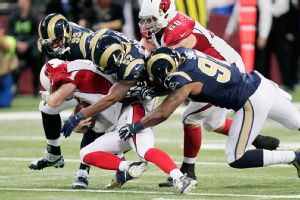 Drew Stanton, Aaron Donald, Alec Ogletree, Eugene Sims
