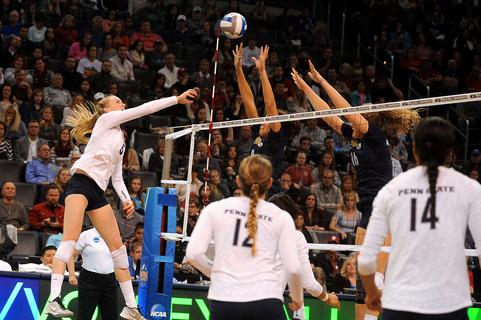 NCAA Volleyball Final Ali Frantti 2014 NCAA Women's Volleyball