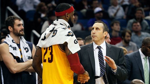David Blatt and LeBron James