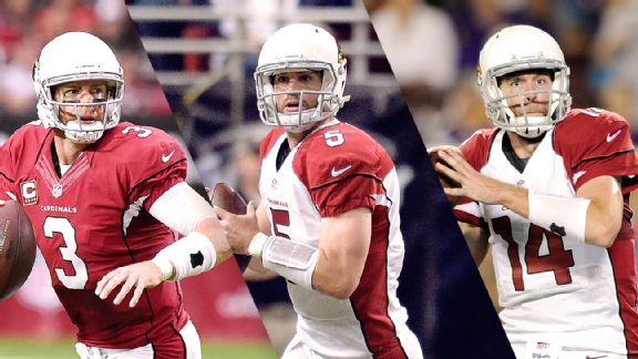 Carson Palmer, Drew Stanton, Ryan Lindley
