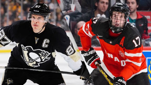 Sidney Crosby and Connor McDavid