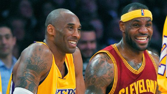 Kobe Bryant and LeBron James