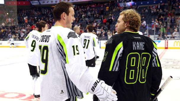 Jonathan Toews and Patrick Kane