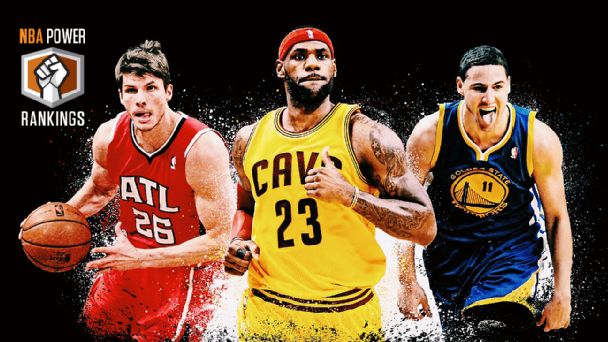 Kyle Korver, LeBron James & Klay Thompson