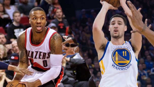 Damian Lillard and Klay Thompson
