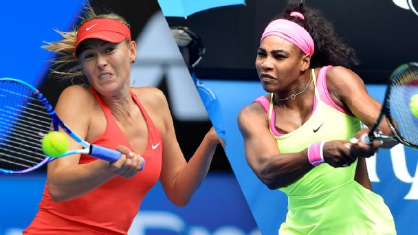 Maria Sharapova and Serena William