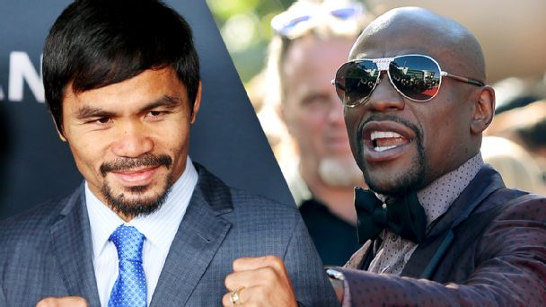 Manny Pacquiao and Floyd Mayweather Jr.