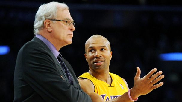 Derek Fisher, Phil Jackson