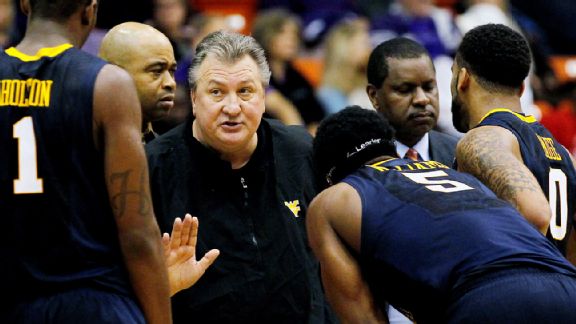 Bob Huggins, Jonathan Holton, Devin Williams, Jaysean Paige
