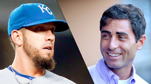 James Shields and A.J. Preller