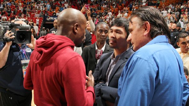 Manny Pacquiao and Floyd Mayweather Jr
