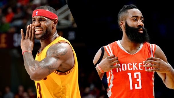 LeBron James, James Harden