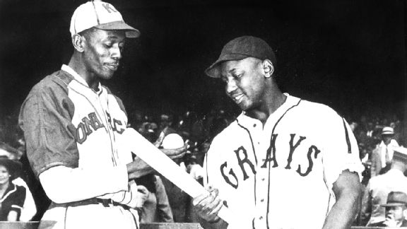 Satchel Paige and Josh Gibson