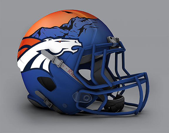 Check out more awesome unofficial alternate NFL helmets