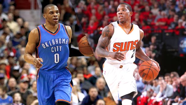 Russell Westbrook and Eric Bledsoe
