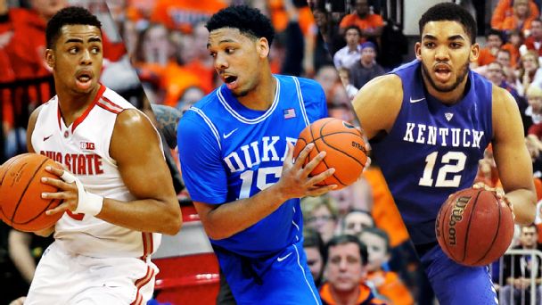 D'Angelo Russell, Jahlil Okafor, Karl Anthony Towns
